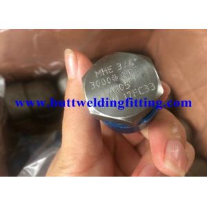 Carbon Steel Forged Steel Pipe Fittings Hex Head Plug 2” #3000 NPT A105 NPT Galvanized