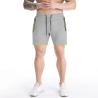 China Lightweight Polyester And Spandex Mens Jogging Shorts With Zipper Pockets wholesale