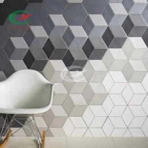 Self Adhesive Noise Cancelling Tiles , Polyester Fiber Sound Absorbing Wall Panels