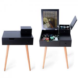 China 12.3kg 3mm Mirror Wooden Make Up Table Family Room Furnitures supplier