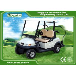 China Excar Mini 2 Person Second Hand Golf Cars 48V Trojan Battery With Caddie Plate supplier