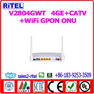 China V2804GWT   4GE+CATV+WiFi GPON ONU supplier