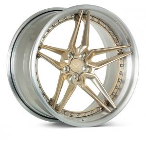 20 Inch Gloss Gold Painted 2 Pieces Wheel For Porsche 718 For Luxury Car