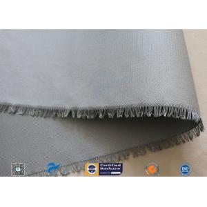 China 3732 0.45mm Grey PU Coated Fiberglass Fabric Cloth For Welding Blanket supplier