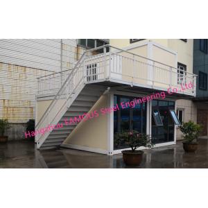 China Multi Floor Prefab Container House 20ft Flat Pack Homes For Family Leisure And Tourism Use supplier