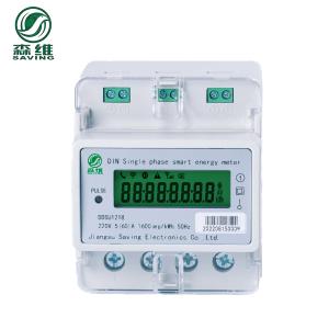 China Household 50Hz Smart Prepay Meter NB Intelligent Single Phase Electric Meter supplier