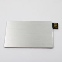 China Full Memory 2.0 Credit Card USB Sticks 64GB 128GB 20MB/S Metal Material on sale