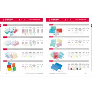 China Offset Printing Glossy Finished Clear Bag File Folder 0.17mm Plastic Clear Bag Folder supplier