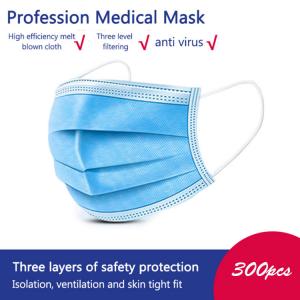 China BFE 95 3 Ply Filters People FDA Earloop Surgical Face Mask OEM wholesale