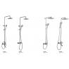 Bathroom accessories powerful shower head bathroom fixtures mixer taps