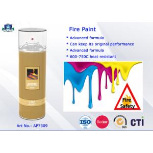Heat Resistance Acrylic Spray Paint  / Silicone Resin Fireproof Paint Spray 650℃ ~ 700℃
