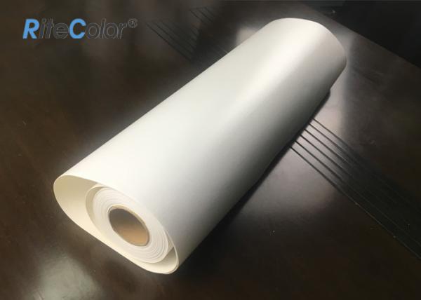 Glossy Polyester Inkjet Cotton Canvas Roll For Latex Digital Printing