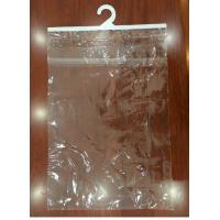 China High Transparent 0.04mm BOPP Coat Bag Hanger on sale