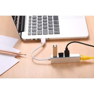 USB 2.0 Hub with RJ45 10/100/1000 Gigabit Ethernet Adapter Converter LAN Wired USB Network adapter for Ultrabooks