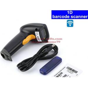 Wireless Laser Barcode Scanner Long Range Cordless Bar Code Reader for POS and Inventory