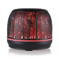 China RGB 500ml Aroma Diffuser , Forest Art Metal Essential Oil Diffuser on sale