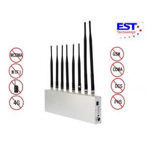 China Wifi Gps Cell Phone Signal Jammer For Examination Room / AC110V-240V supplier