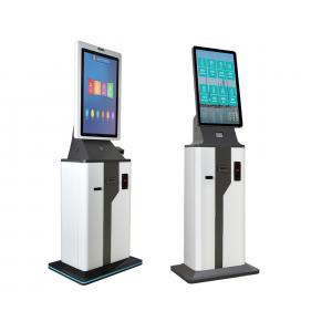 China Online Access Airport Check In Kiosk System With Card Reader And Printer supplier