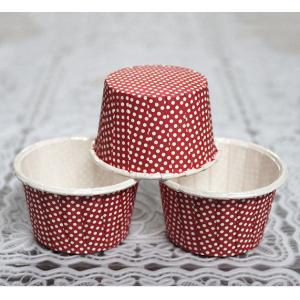 China Hot Red color with Dot baking cake cup,Candy cup,souffle cups, nut cups supplier