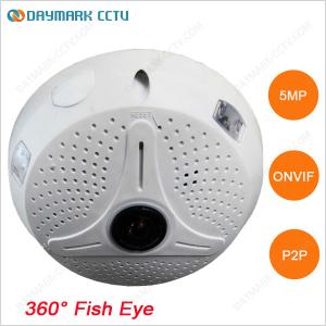 360 degree panoramic fish-eye lens 5 megapixel cctv camera
