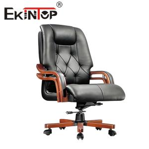Massage Black Executive Leather Chair Rotatable CEO Office Boss Chair
