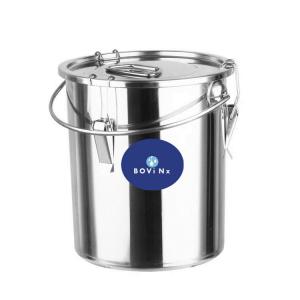 China Sealed Stainless Steel Soup Pot Milk Container Large Capacity With Clamps supplier