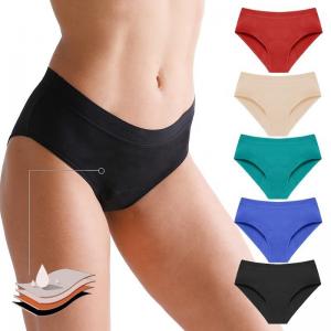 Bamboo Fiber Leak Proof Period Underwear Breathable S-4XL Period Protection Underwear