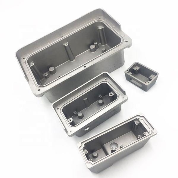 Metal Aluminum Casting Parts Box High Precision  Sandblasting Surface