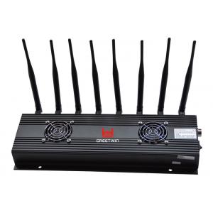 China Desk Top 173 MHz Lojack Signal Jammer 3G 4G WiFi Bluetooth Remote Control supplier