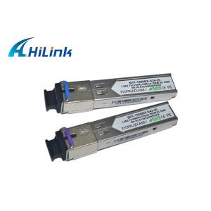 China MikroTik Compatible SM BIDI SFP Transceiver Module 1310nm / 1490nm SC / UPC DOM supplier