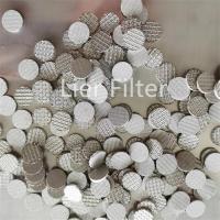 China 1.7mm Thick Multilayer Sintered Metal Mesh Filter 2um Pore on sale