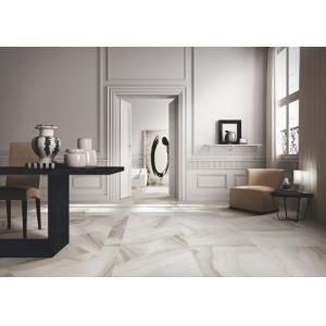 China Agate Light Grey Floor Tiles Wall Tiles , Luxury Marble Look Floor Tile supplier