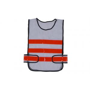China Motocycling / Running Mesh Safety Vest With Pockets , Class 2 High Visibility Vest   supplier