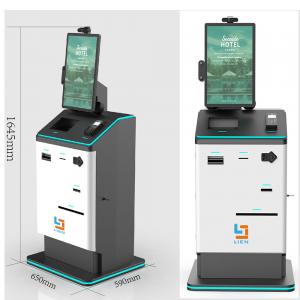 Smart Hotel 21.5inch Self Service Terminal For Check In And Check Out