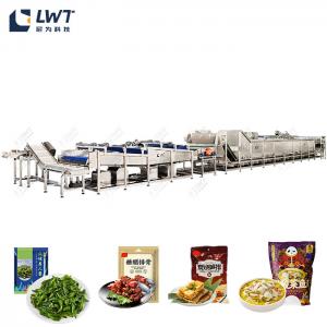 Seasoning vegetable production line Pre-cooked vegetable cooling and blow-drying production line