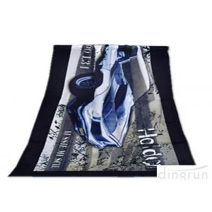 Super Soft Durable Velour Beach Towels Personalized For Family