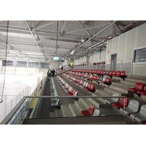 420mm Seat Width Fixed Stadium Bucket Seat with Customized Color for Ice Hockey Rink
