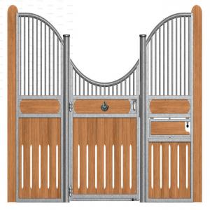 Classic Equine Equestrian Buildings Stall Stable Doors With Bamboo Wood