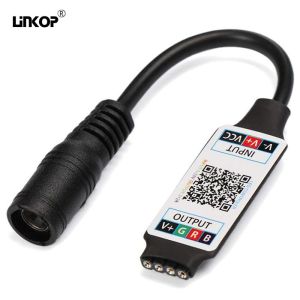 China Mini Bluetooth contrôleur LED musique et contrôle vocal pour les bandes lumineuses RGB wholesale