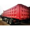 8×4 371HP Heavy Duty Dump Truck 32 Tons Load 30CBM Dump Box White Red Yellow