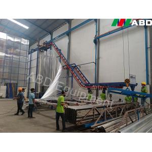 steel door/fence/pipe surface finish electrostatic powder coating line for powder curing