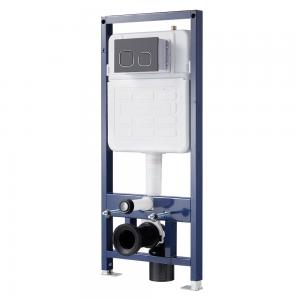 Diaphragm Flush Valve Equipped Low Level Concealed Toilet Cistern For Smooth Flushing