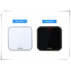 China Black / White Bathroom Scale With Body Fat , High Precision Electronics Weighing Scale supplier