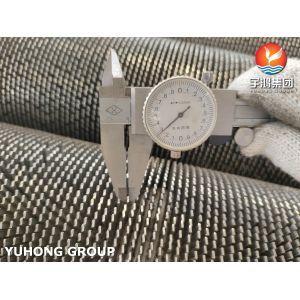 China Tubes à ailettes crantées ASTM A312 TP304H avec ailettes 304H appliquées pour réchauffeurs à foyer wholesale