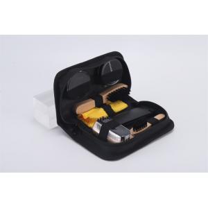 high quality leather Shoe Shine Kit With Lint Brush Oxford Bag Set 17.7x10x5 Cm