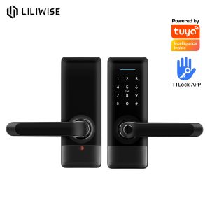 China Custom Wifi Smart Digital Door Lock Card Code Fingerprint on sale