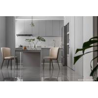 China L Shaped Modern Gray Kitchen Cabinets Customized EB Kitchen Set on sale