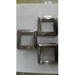 China 304 Stainless Steel Welded Pipe Square Tube End Caps 50*50 0.5-3.0 Thickness supplier