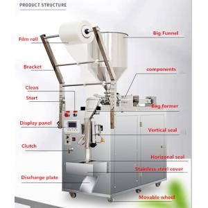 China Automatic Vertical Film Bag Filling Sealing Stick Sachet Liquid Honey Packing Machine supplier