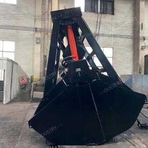 China 12cbm Black Wireless Remote Control Grab CCS Excavator Grab Bucket supplier